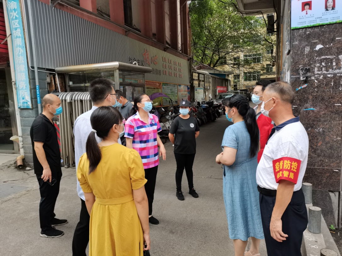 省袁管局积极参与社区疫情防控值守