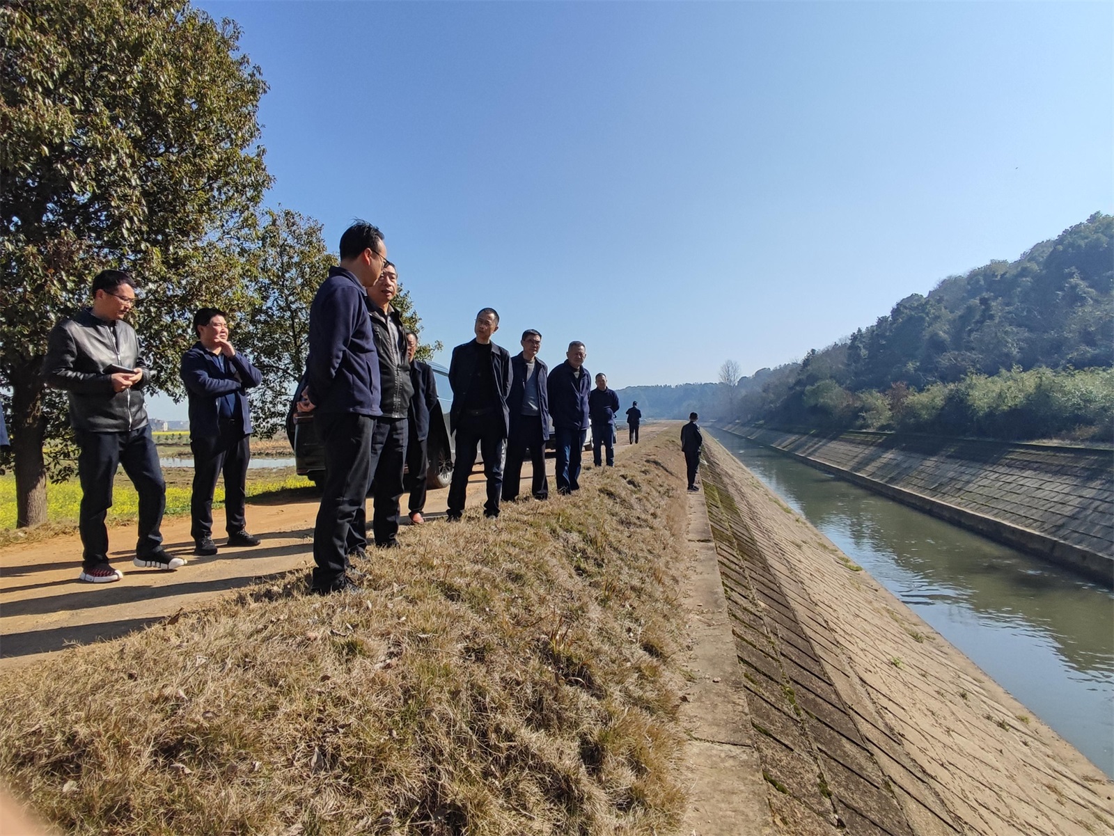 湖南省株洲市酒埠江灌区一行到我局调研灌区工程项目建设及标准化管理工作