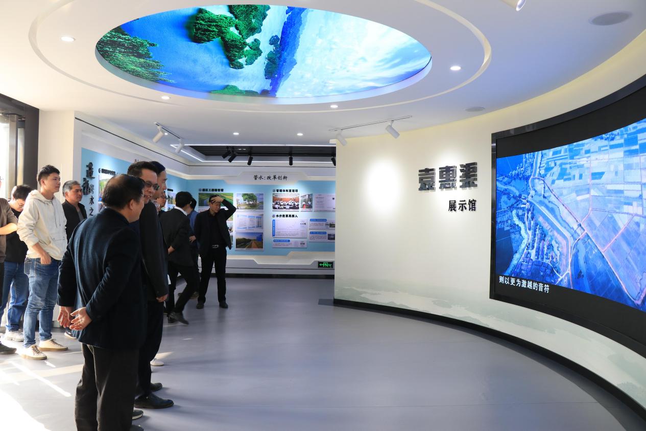 吉安市水利局一行赴袁惠渠灌区调研工程项目建设工作