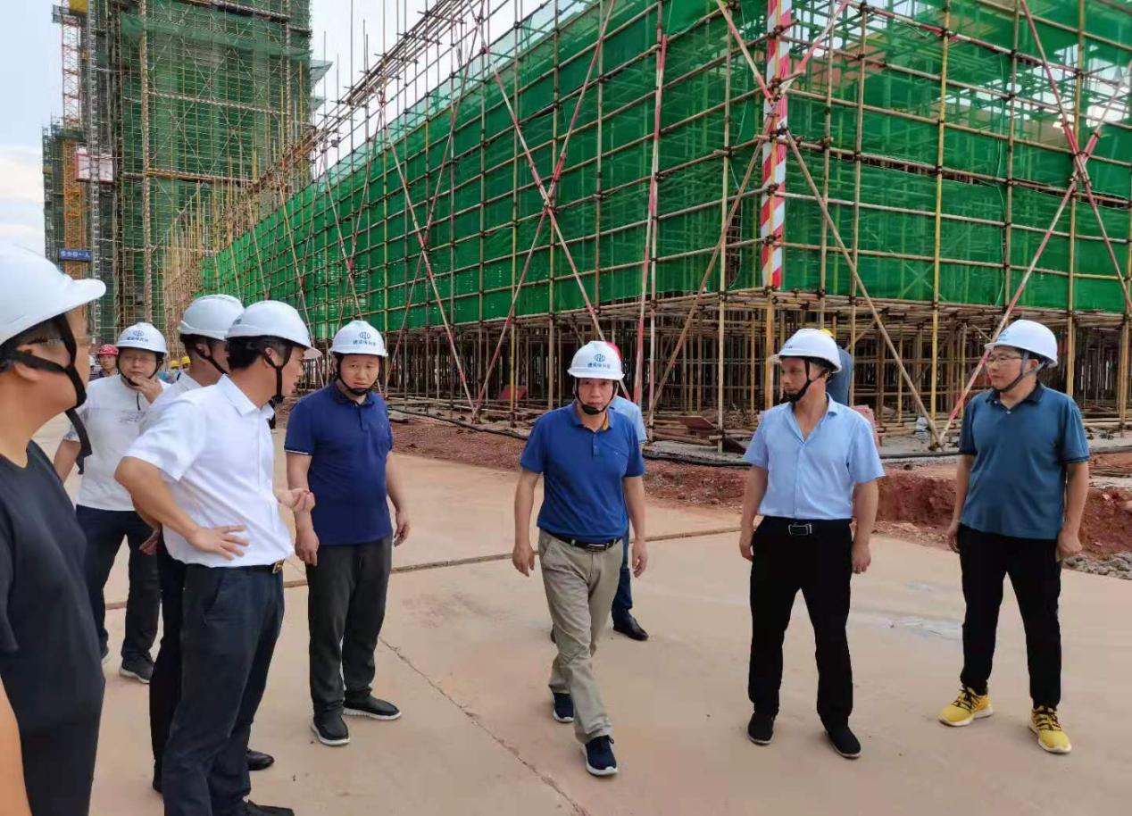省水利厅防御处罗清华调研指导赣西仓库项目建设