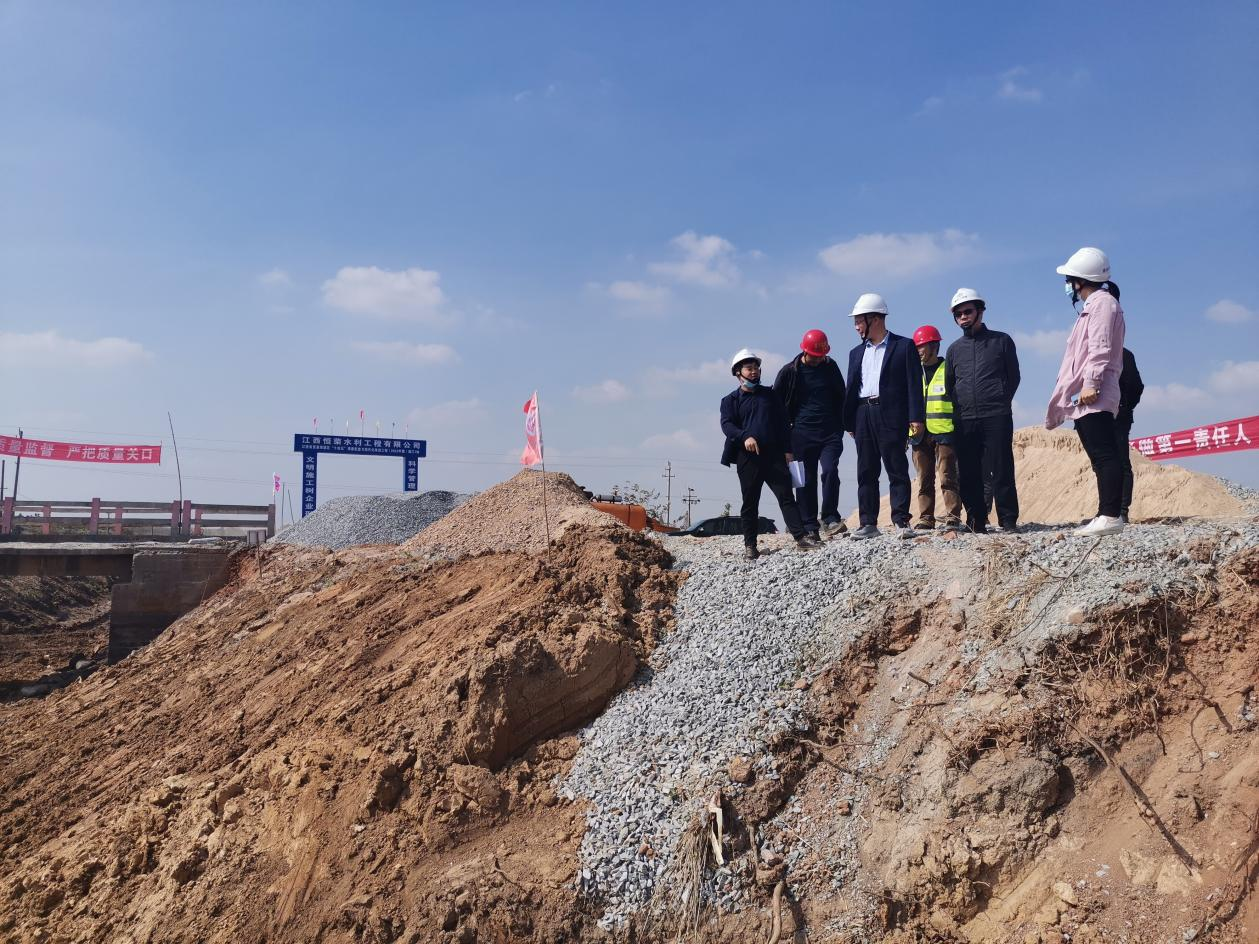 省水利厅农水处黄林春调研指导袁惠渠灌区续建配套与现代化改造工程项目建设
