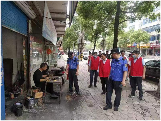 省袁管局开展创卫网格化帮扶 环境综合专项治理行动