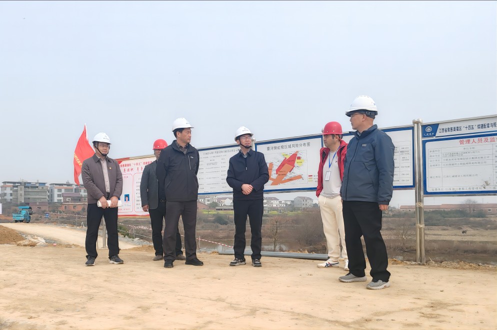 蔡勇一行调研指导袁惠渠灌区工程建设安全生产工作 蔡勇一行调研指导袁惠渠灌区工程建设安全生产工作