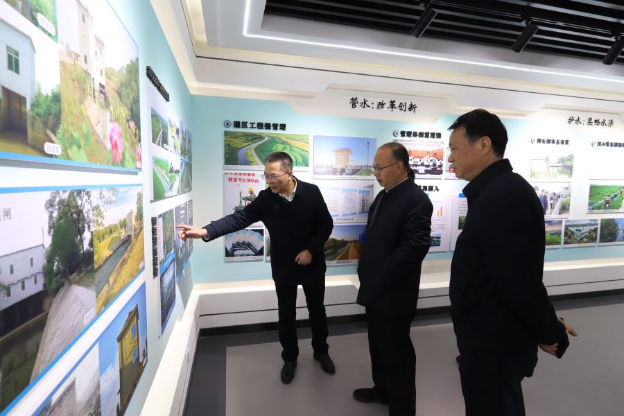 驻厅纪检监察组周军组长一行调研袁惠渠灌区