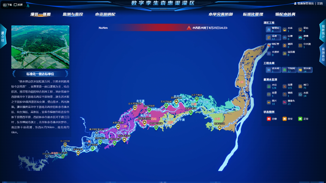 “屏”上观水  指间调水 ——信息化助力袁惠渠灌区抗旱保灌更高效 